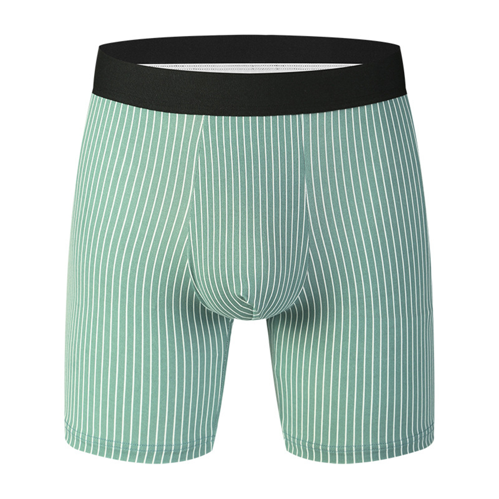 Long Leg Trunk Men - Streifen Männer Lange Bein Boxer Atmungsaktive