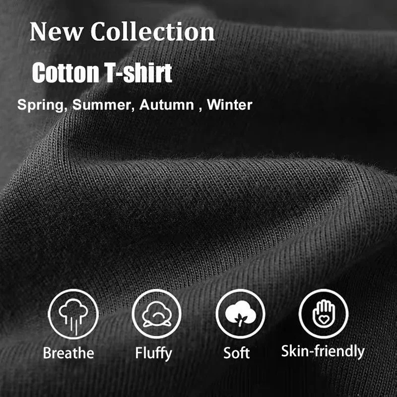 Schwarzes 450g Schweres Baumwo – Undershirt Crew Neck Bewertung und Preis